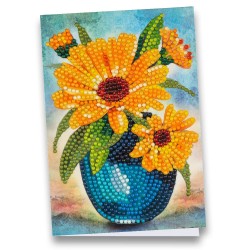 kartka z haftem diamentowym