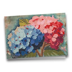 kartka z haftem diamentowym