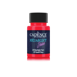 Cadence Midnight Shine czerwona – farba akrylowa UV