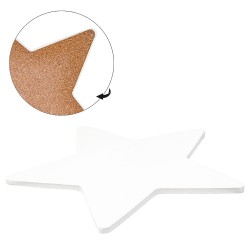 Płytki ceramiczne gwiazda 19,2×20 cm białe | Do dekorowania DIY