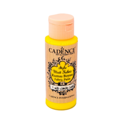 Farba matowa do tkanin Cadence 59 ml, cytrynowy