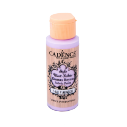 Farba matowa do tkanin Cadence 59 ml, delikatny fiolet