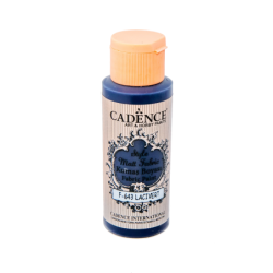 Farba matowa do tkanin Cadence 59 ml, granat