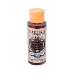 Farba matowa do tkanin Cadence 59 ml, ciemny brąz