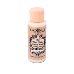Farba matowa do tkanin Cadence 59 ml, pastelowy róż