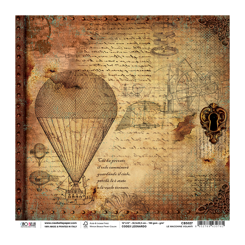 Codex Leonardo CBS027 papier 30,5x29,5