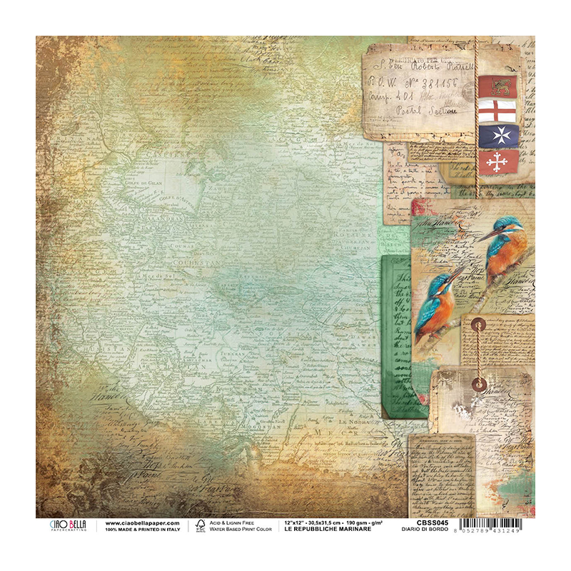 Repubbliche Marinares CBSS045 papier 30,5x30,5