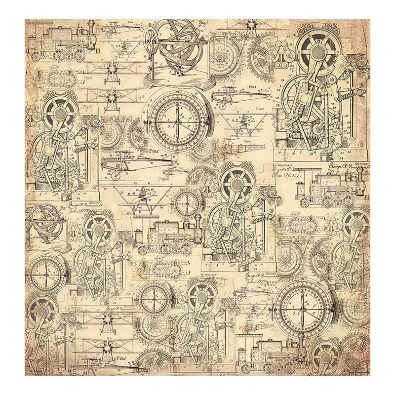 Voyages Extraordinaires rozm. 30,5x30,5cm CBSS074