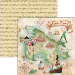 Neverland zestaw 24 kartek rozm. 15x15cm