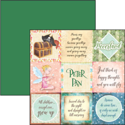 Neverland zestaw 24 kartek rozm. 15x15cm