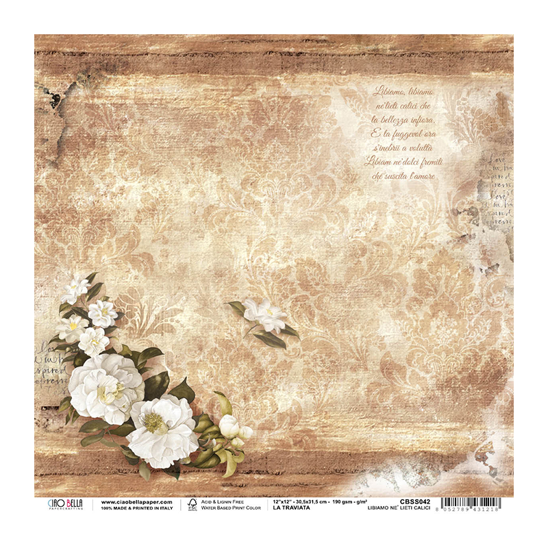 La Traviata CBSS042 papier 30,5x30,5