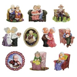 Motyw 3D BABCIA I DZIADEK