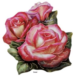 Motywy 3D RÓŻE 10 szt., 6,5-8 cm