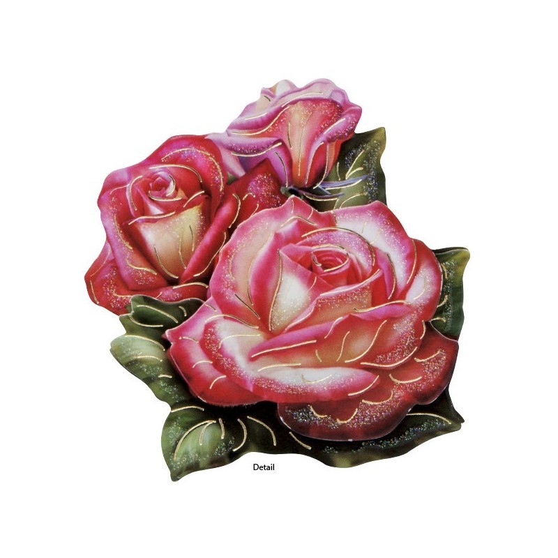 Motywy 3D RÓŻE 10 szt., 6,5-8 cm
