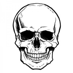 Stempel CZASZKA rozm. 10x15cm