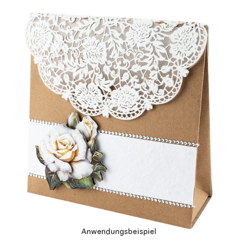 Motywy 3D RÓŻE 10 szt., 6,5-8 cm