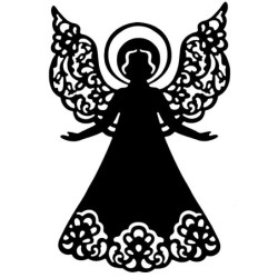 Wykrojnik do papieru ANIOŁ rozm. 9,5x14,4cm