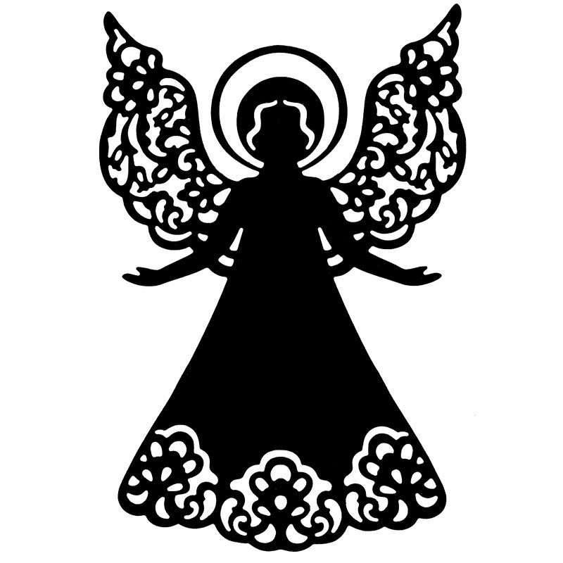 Wykrojnik do papieru ANIOŁ rozm. 9,5x14,4cm