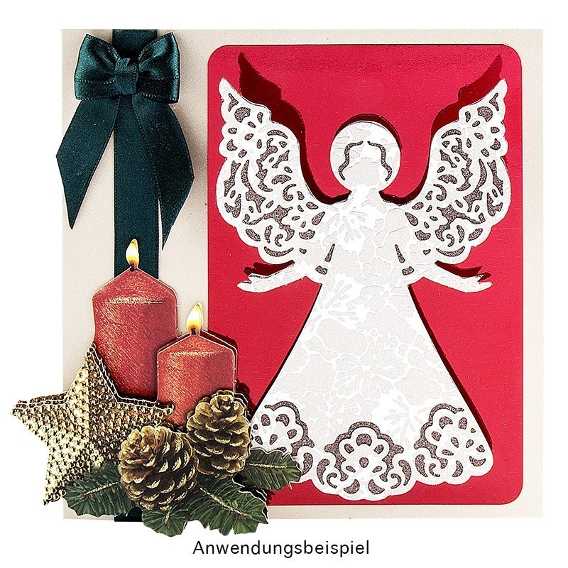 Wykrojnik do papieru ANIOŁ rozm. 9,5x14,4cm