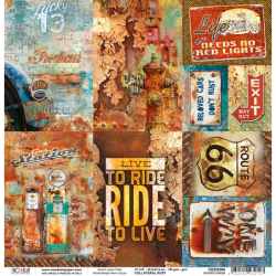 Collateral Rust rozm. 30,5x30,5cm CBSS086