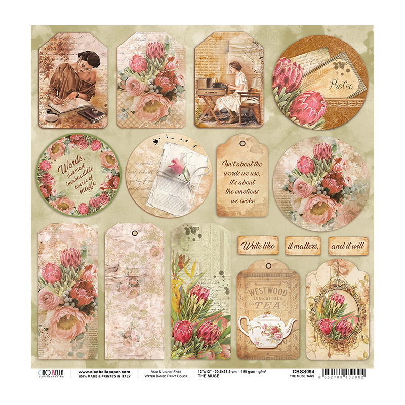 The Muse rozm. 30,5x30,5cm CBSS094