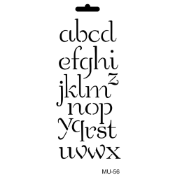 Szablon Mix Media MU Cadence 10x25 cm – Różne Wzory do Decoupage i Scrapbookingu