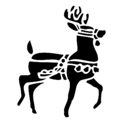 Szablon seria D , renifer,...