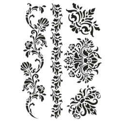 Szablon - ornamenty A4