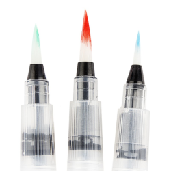 Pędzle wodne do akwareli 3szt