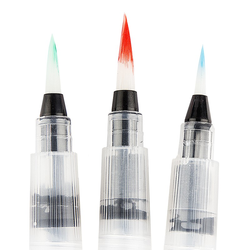 Pędzle wodne do akwareli 3szt