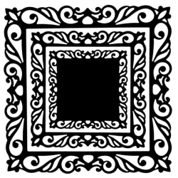 Wykrojnik do papieru RAMKI  3sztuki