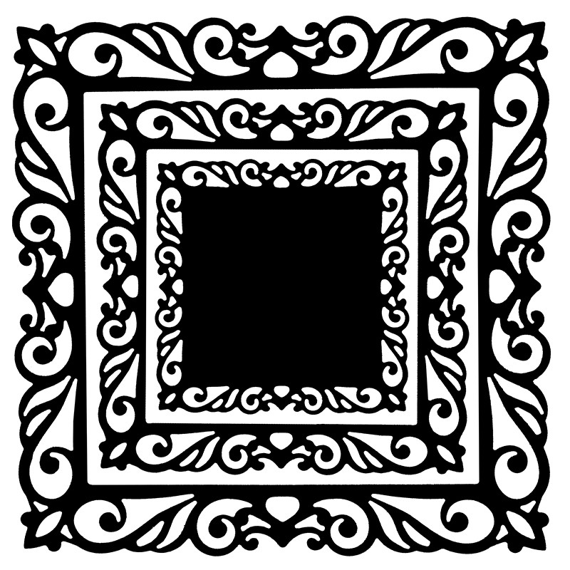 Wykrojnik do papieru RAMKI  3sztuki