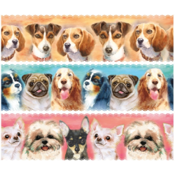 ozdobna folia PSY Ø12cm,...