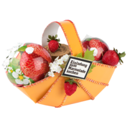 ozdobna folia OWOCE Ø10cm, 9 cm wysokie