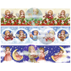 ozdobna folia ANIOŁKI...