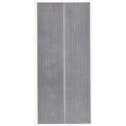 Naklejki ażurowe srebrne 10x22 cm do dekoracji