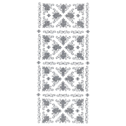 Naklejki ażurowe srebrne...