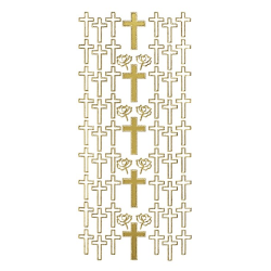 naklejki ażurowe, krzyż