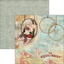 The Greatest Show zestaw 24 kartek 15x15cm