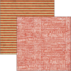 The Greatest Show zestaw 24 kartek 15x15cm