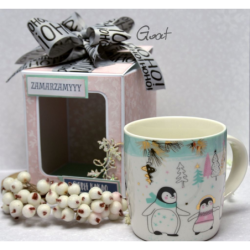 Pudełko na bombkę, kubek 10x10x10cm białe