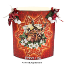 Motywy 3D zimowi przyjaciele, 7-9,2 cm, 10 motywów