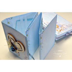 Harmonijka w pudełku 14x14cm biała GoatBox