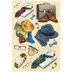 Naklejki 3D, męskie rozm....