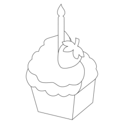 Szablon do zrobienia pudełka, Ciastko, rozm. A3