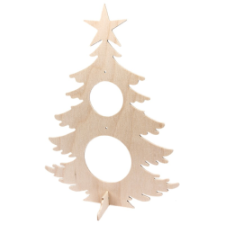 Choinka ze sklejki 29,7cm x 21,3cm