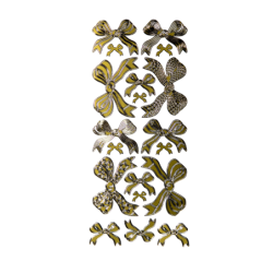 Stickersy, naklejki ażurowe, kokardki