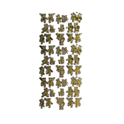 naklejki misie, ażurowe,