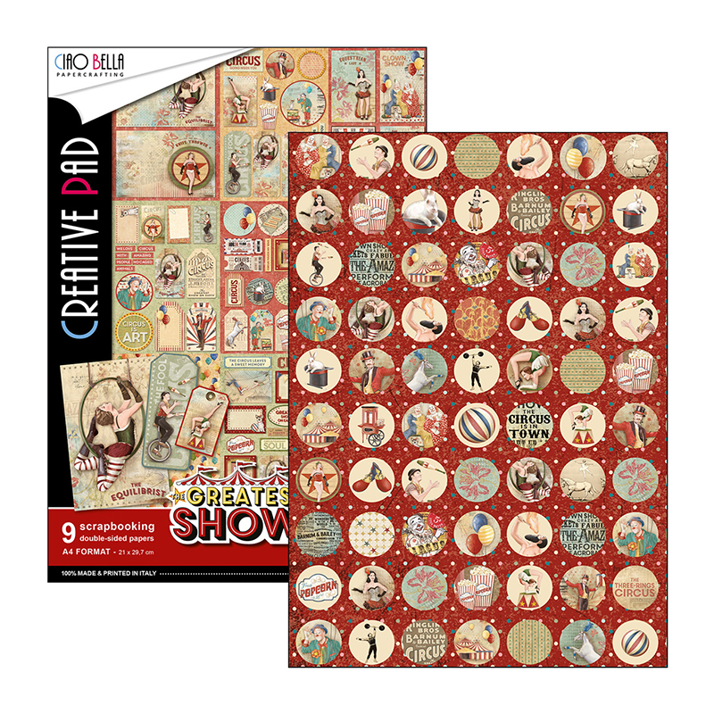 The Greatest Show zestaw 9 kartek A4 CBCL027
