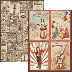 The Greatest Show zestaw 9 kartek A4 CBCL027